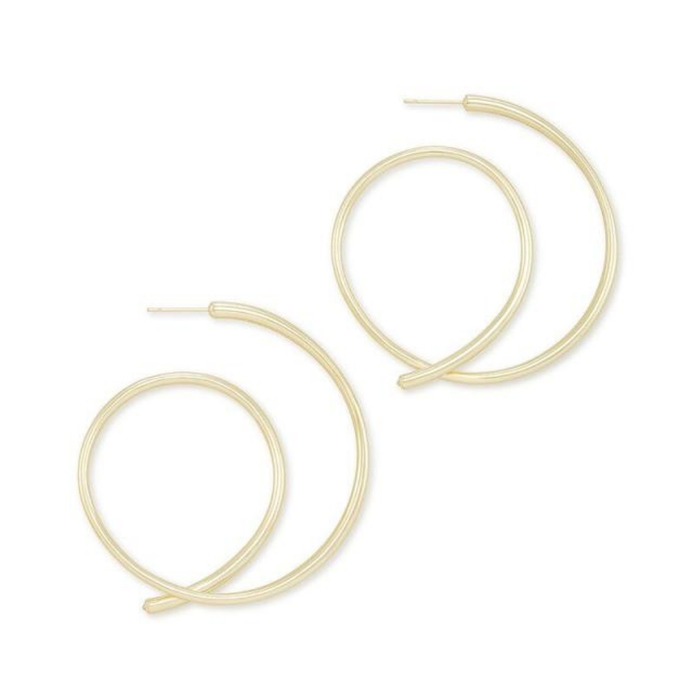 Kendra Scott Myles Hoop Earrings, NWT